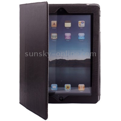 High Quality Bracket Leather Case with Hibernation Function for iPad 2 (Black) High Quality Bracket Leather Case with Hibernation Function for iPad 2 (Black)