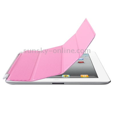 Carbon Skin Style Folding Smart Cover for with Holder for iPad 2 (Pink) Carbon Skin Style Folding Smart Cover for with Holder for iPad 2 (Pink)