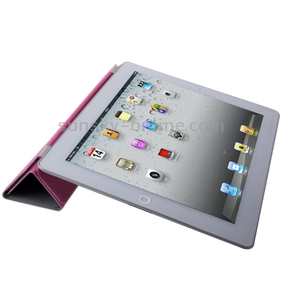 Carbon Skin Style Folding Smart Cover for with Holder for iPad 2 (Pink) Carbon Skin Style Folding Smart Cover for with Holder for iPad 2 (Pink)