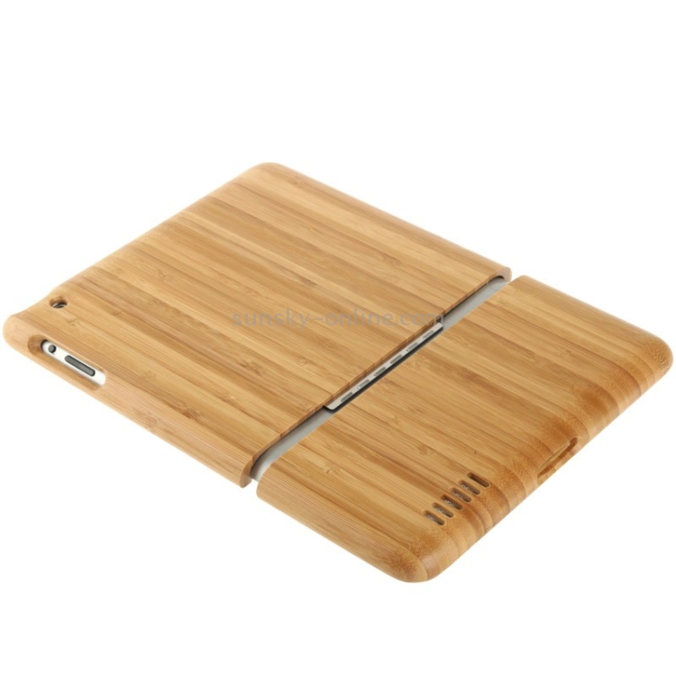 Detachable Bamboo Material Case for iPad 4 / New iPad (iPad 3)