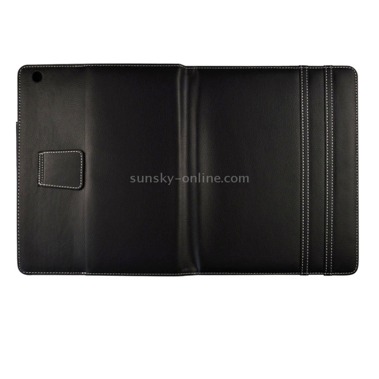 Litchi Texture Leather Case with 3-angle Viewing Holder for iPad 4 / New iPad (iPad 3) / iPad 2 (Black) Litchi Texture Leather Case with 3-angle Viewing Holder for iPad 4 / New iPad (iPad 3) / iPad 2 (Black)