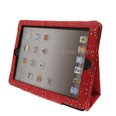 Flashlight Powder Vertical Leather Case with Holder for iPad 4 / New iPad (iPad 3) / iPad 2 (Red) Flashlight Powder Vertical Leather Case with Holder for iPad 4 / New iPad (iPad 3) / iPad 2 (Red)