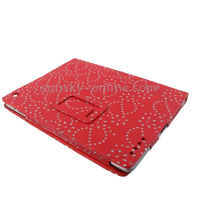 Flashlight Powder Vertical Leather Case with Holder for iPad 4 / New iPad (iPad 3) / iPad 2 (Red) Flashlight Powder Vertical Leather Case with Holder for iPad 4 / New iPad (iPad 3) / iPad 2 (Red)