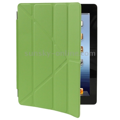 Multifunction 6 Viewing Angles Ultra Thin Smart Cover with Sleep / Wake up & Holder Function for New iPad (iPad 3) & iPad 2, Green Multifunction 6 Viewing Angles Ultra Thin Smart Cover with Sleep / Wake up & Holder Function for New iPad (iPad 3) & iPad 2, Green