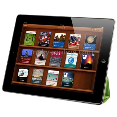 Multifunction 6 Viewing Angles Ultra Thin Smart Cover with Sleep / Wake up & Holder Function for New iPad (iPad 3) & iPad 2, Green Multifunction 6 Viewing Angles Ultra Thin Smart Cover with Sleep / Wake up & Holder Function for New iPad (iPad 3) & iPad 2, Green