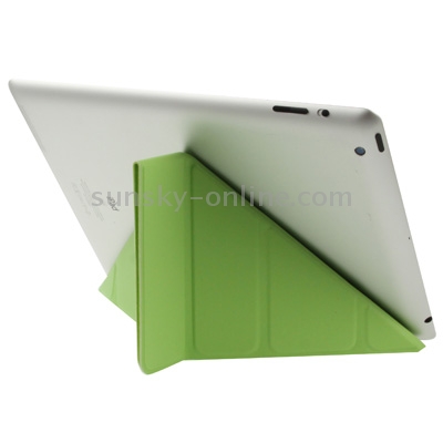 Multifunction 6 Viewing Angles Ultra Thin Smart Cover with Sleep / Wake up & Holder Function for New iPad (iPad 3) & iPad 2, Green Multifunction 6 Viewing Angles Ultra Thin Smart Cover with Sleep / Wake up & Holder Function for New iPad (iPad 3) & iPad 2, Green