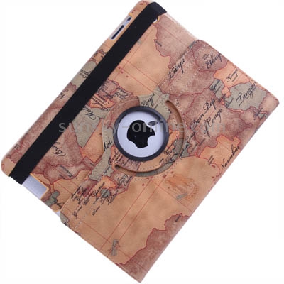 360 Degree Rotatable World Map Style Leather Case with Holder for iPad 4 / 3 / 2 (Map Pattern Random) 360 Degree Rotatable World Map Style Leather Case with Holder for iPad 4 / 3 / 2 (Map Pattern Random)