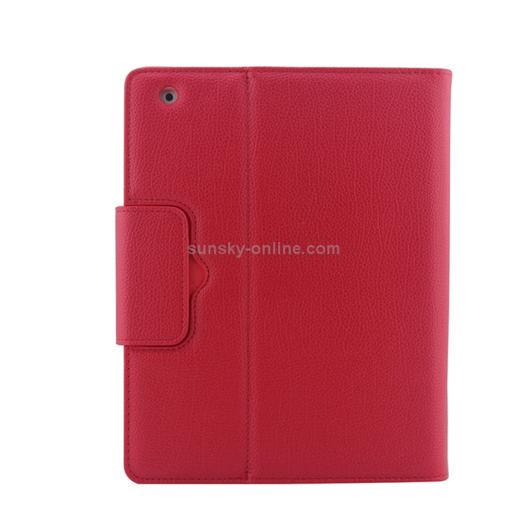 Bluetooth 3.0 Keyboard with Detachable Leather Tablet Case for iPad 4 / 3 / 2(Red) Bluetooth 3.0 Keyboard with Detachable Leather Tablet Case for iPad 4 / 3 / 2(Red)