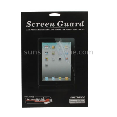Professional LCD Screen Guard Protector for New iPad(Transparent) Professional LCD Screen Guard Protector for New iPad(Transparent)