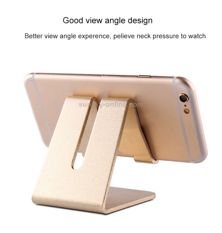 Aluminum Stand Desktop Holder for iPad, iPhone, Galaxy, Huawei, Xiaomi, HTC, Sony, and other Mobile Phones or Tablets(Black) Aluminum Stand Desktop Holder for iPad, iPhone, Galaxy, Huawei, Xiaomi, HTC, Sony, and other Mobile Phones or Tablets(Black)
