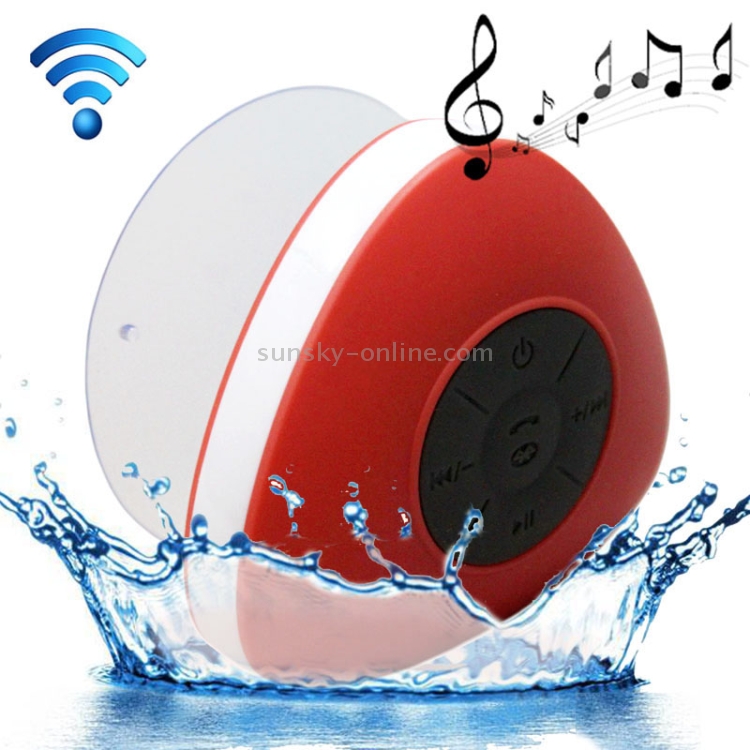 Triangle Style Mini Waterproof Bluetooth Speaker for iPad / iPhone / Other Bluetooth Mobile Phone, Support Handfree Function, Waterproof Level: IPX4(Red) Triangle Style Mini Waterproof Bluetooth Speaker for iPad / iPhone / Other Bluetooth Mobile Phone, Support Handfree Function, Waterproof Level: IPX4(Red)