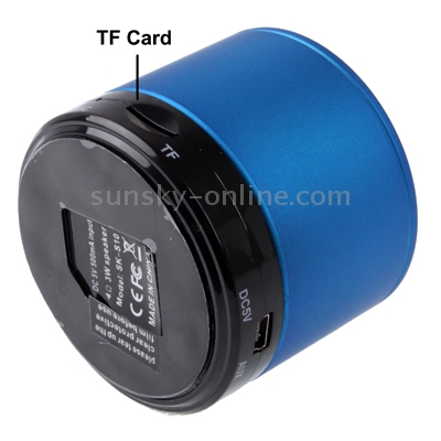 Bluetooth 2.1 Mini Stereo Speaker for iPhone 5 / iPhone 4 & 4S / iPad 4 / New iPad / iPad mini / mini 2 Retina, Built-in Rechargeable Battery, Support TF Card(Blue) Bluetooth 2.1 Mini Stereo Speaker for iPhone 5 / iPhone 4 & 4S / iPad 4 / New iPad / iPad mini / mini 2 Retina, Built-in Rechargeable Battery, Support TF Card(Blue)