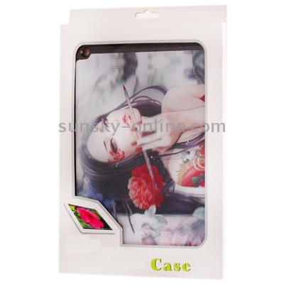 3D Effect Style Beauty Pattern Plastic Protector Case for iPad 4 3D Effect Style Beauty Pattern Plastic Protector Case for iPad 4