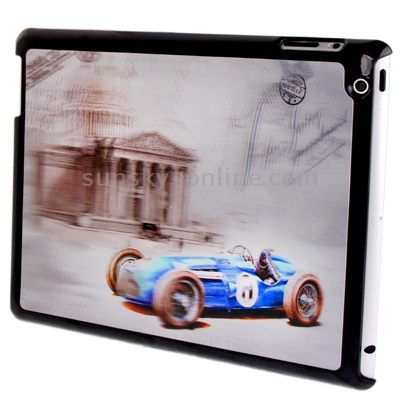 3D Effect Style Racing Car Pattern Plastic Protector Case for iPad 4 3D Effect Style Racing Car Pattern Plastic Protector Case for iPad 4