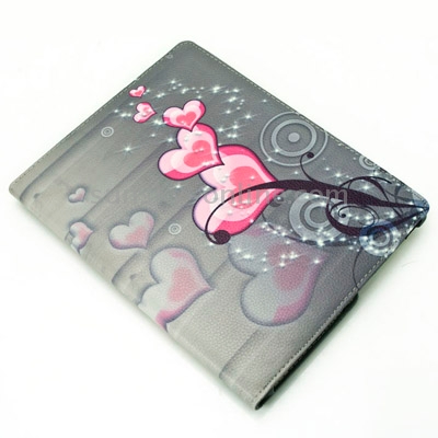360 Degree Rotation Hearts Pattern Flip Leather Case with Holder for iPad 4 / New iPad (iPad 3) / iPad 2 360 Degree Rotation Hearts Pattern Flip Leather Case with Holder for iPad 4 / New iPad (iPad 3) / iPad 2