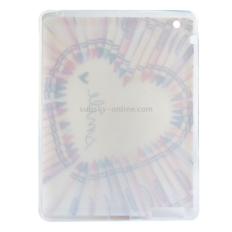 Smile Pattern TPU Protective Case for iPad 4 / New iPad(iPad 3) / iPad 2 Smile Pattern TPU Protective Case for iPad 4 / New iPad(iPad 3) / iPad 2