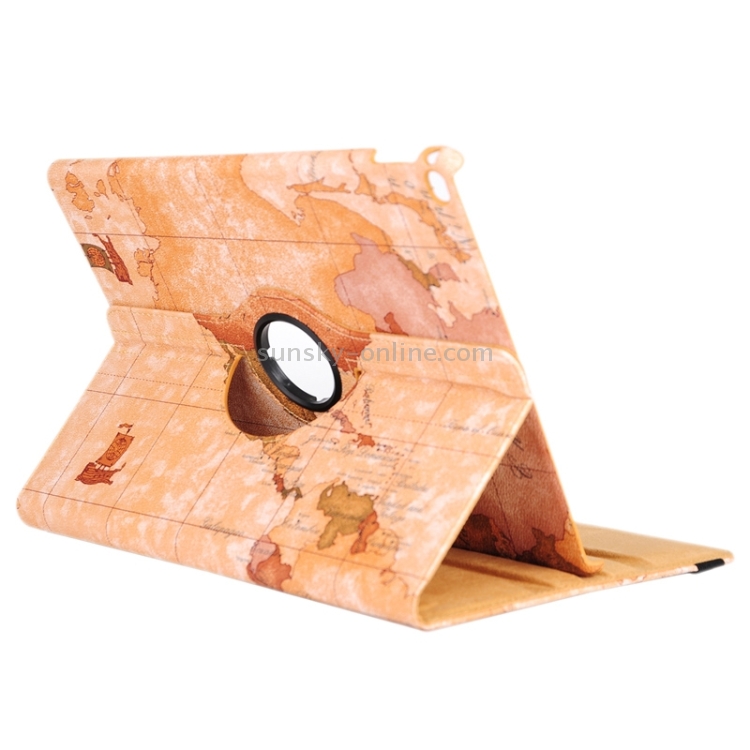 Map Pattern 360 Degrees Rotating Leather Case with Holder for iPad Pro 12.9 inch, Random Pattern Delivery Map Pattern 360 Degrees Rotating Leather Case with Holder for iPad Pro 12.9 inch, Random Pattern Delivery
