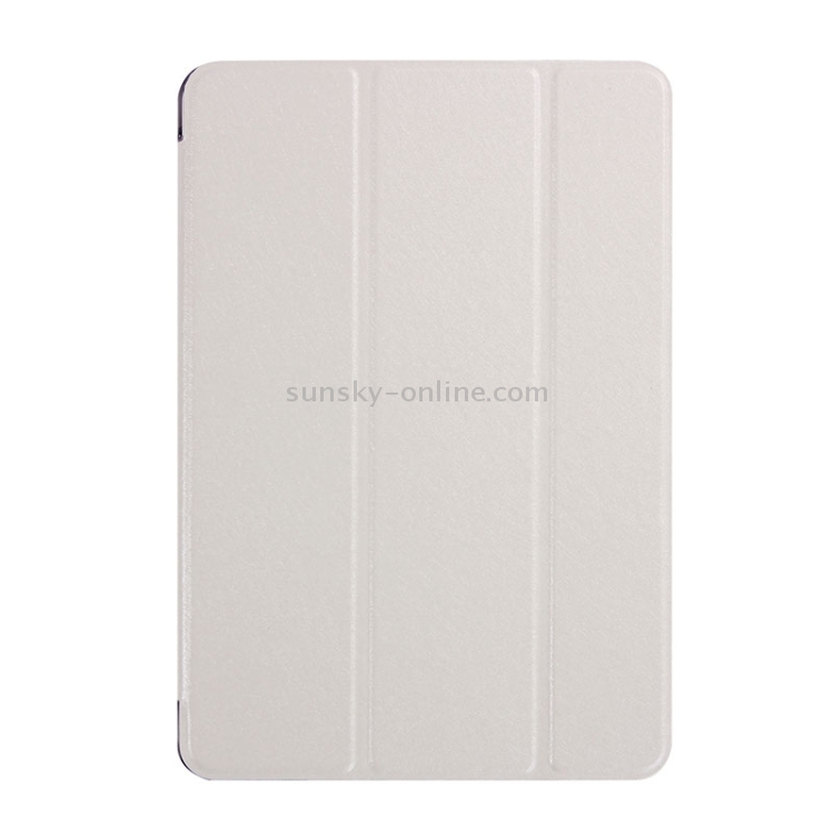 Silk Texture Horizontal Flip Leather Case with Three-Folding Holder & Wake-up / Sleep Function for iPad Pro 12.9 inch(White) Silk Texture Horizontal Flip Leather Case with Three-Folding Holder & Wake-up / Sleep Function for iPad Pro 12.9 inch(White)
