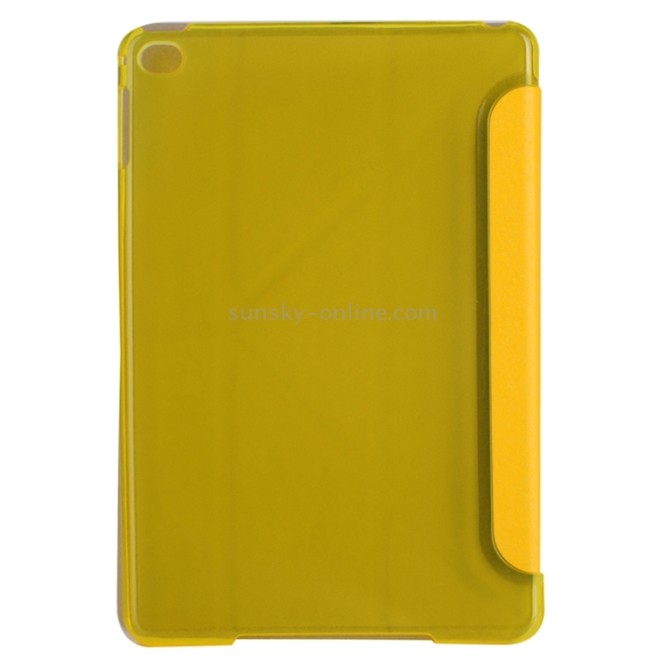 Transformers Style Silk Texture Horizontal Flip Solid Color Leather Case with Holder for iPad Pro 12.9 inch(Yellow) Transformers Style Silk Texture Horizontal Flip Solid Color Leather Case with Holder for iPad Pro 12.9 inch(Yellow)
