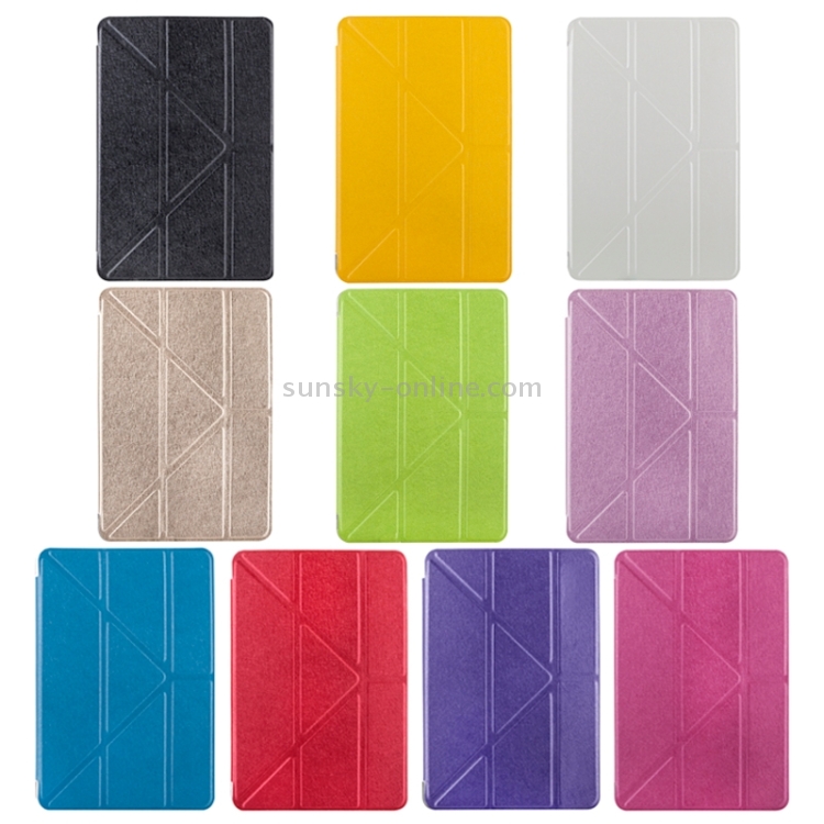 Transformers Style Silk Texture Horizontal Flip Solid Color Leather Case with Holder for iPad Pro 12.9 inch(Yellow) Transformers Style Silk Texture Horizontal Flip Solid Color Leather Case with Holder for iPad Pro 12.9 inch(Yellow)