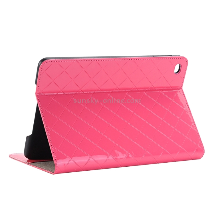 Bright Skin Grid Texture Horizontal Flip Leather Case with Holder & Card Slots & Wallet for iPad Pro 12.9 inch(Pink) Bright Skin Grid Texture Horizontal Flip Leather Case with Holder & Card Slots & Wallet for iPad Pro 12.9 inch(Pink)