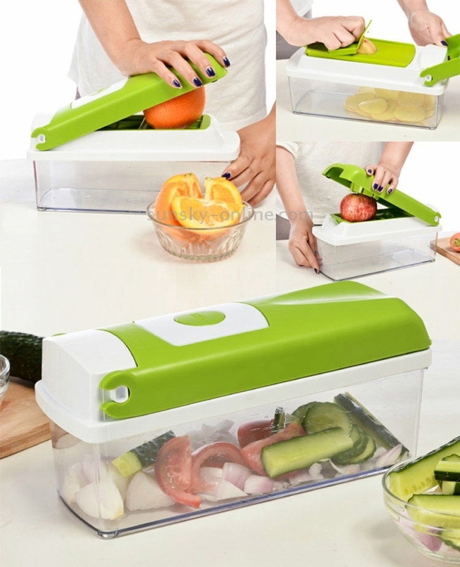 Magic Chipser - 13 in 1 Fruit & Vegetable Chopper, Slicer, Chipser, Di