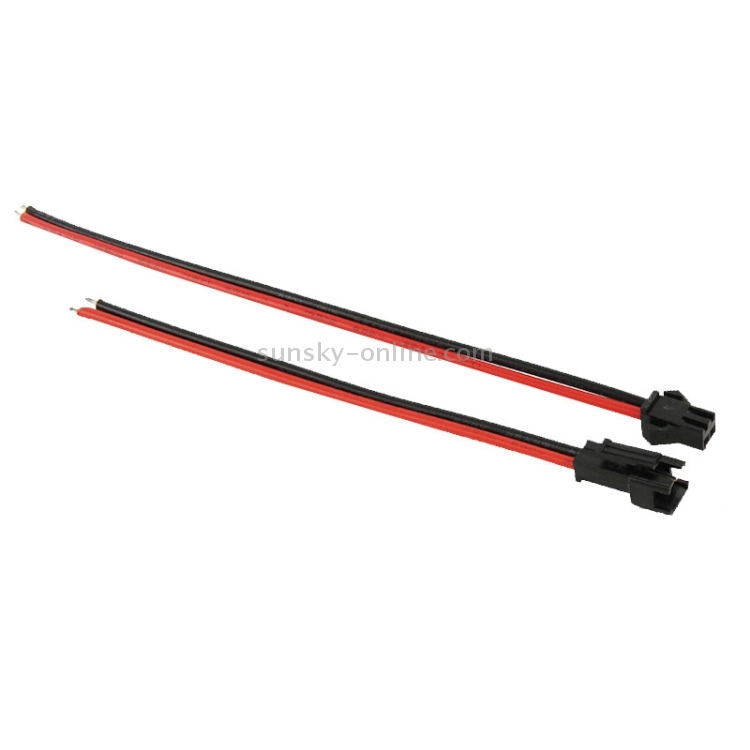 Bande LED Câble de connecteur à 2 broches Mâle Femelle Câble de connexion  pour pilote de lampe à LED, Longueur: 10cm + 13cm
