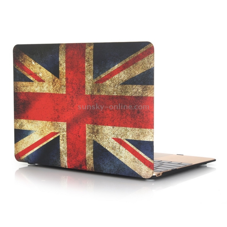 UK Flag Pattern Frosted Hard Shell Plastic Protective Case for Macbook 12 inch UK Flag Pattern Frosted Hard Shell Plastic Protective Case for Macbook 12 inch