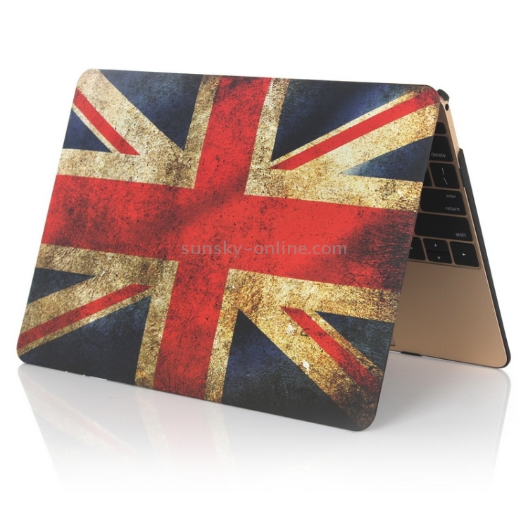 UK Flag Pattern Frosted Hard Shell Plastic Protective Case for Macbook 12 inch UK Flag Pattern Frosted Hard Shell Plastic Protective Case for Macbook 12 inch