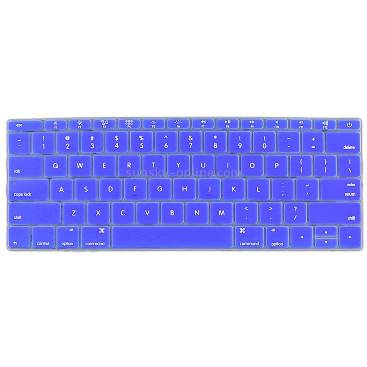 Soft 12 inch Silicone Keyboard Protective Cover Skin for new MacBook, American Version(Dark Blue) Soft 12 inch Silicone Keyboard Protective Cover Skin for new MacBook, American Version(Dark Blue)
