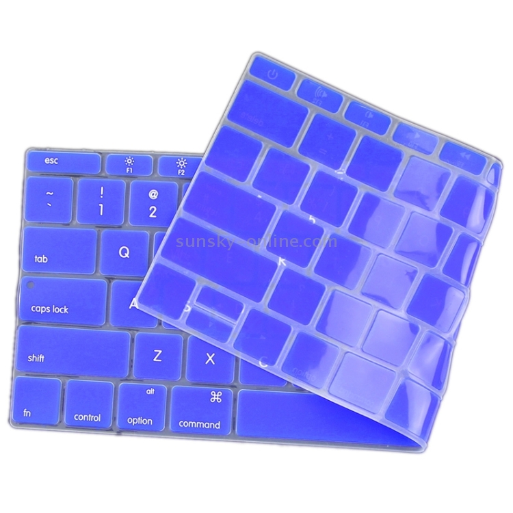 Soft 12 inch Silicone Keyboard Protective Cover Skin for new MacBook, American Version(Dark Blue) Soft 12 inch Silicone Keyboard Protective Cover Skin for new MacBook, American Version(Dark Blue)