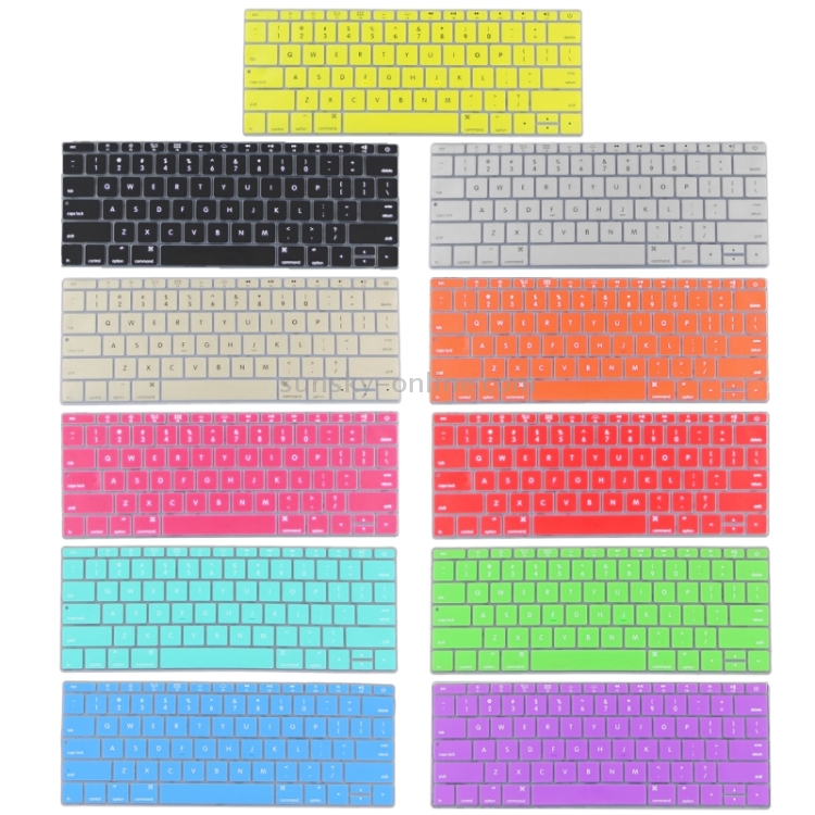 Soft 12 inch Silicone Keyboard Protective Cover Skin for new MacBook, American Version(Dark Blue) Soft 12 inch Silicone Keyboard Protective Cover Skin for new MacBook, American Version(Dark Blue)