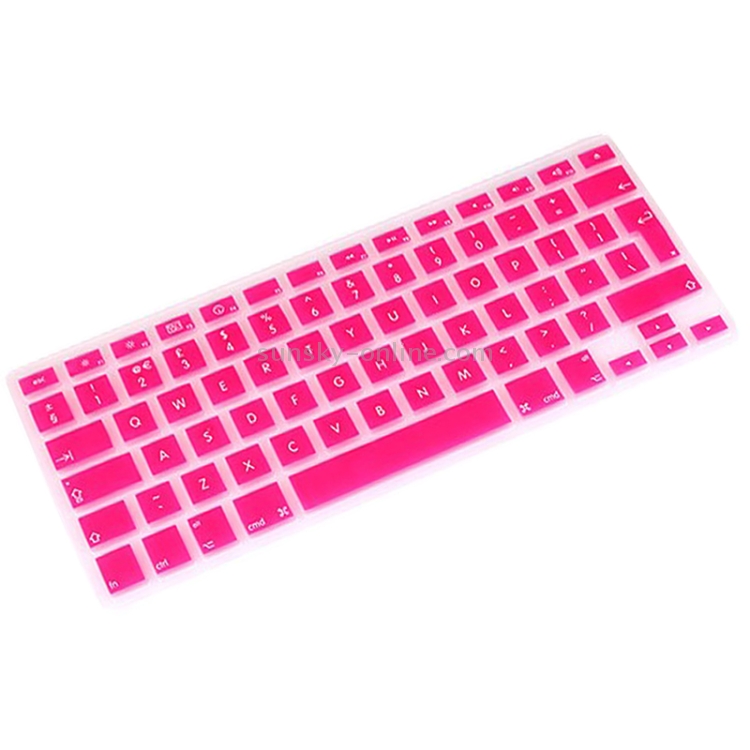 10 PCS Silicone Soft European-style English Keyboard Protector Cover Skin for MacBook Pro 13.3 inch / 15.4 inch / 17.3 inch(Magenta) 10 PCS Silicone Soft European-style English Keyboard Protector Cover Skin for MacBook Pro 13.3 inch / 15.4 inch / 17.3 inch(Magenta)