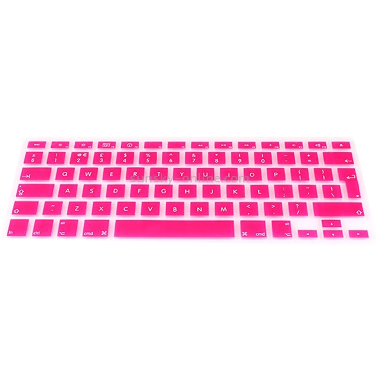10 PCS Silicone Soft European-style English Keyboard Protector Cover Skin for MacBook Pro 13.3 inch / 15.4 inch / 17.3 inch(Magenta) 10 PCS Silicone Soft European-style English Keyboard Protector Cover Skin for MacBook Pro 13.3 inch / 15.4 inch / 17.3 inch(Magenta)