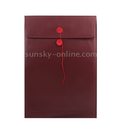 Magic Folder Sleeve Leather Case Bag for MacBook Air 11.6 inch (Scarlet) Magic Folder Sleeve Leather Case Bag for MacBook Air 11.6 inch (Scarlet)