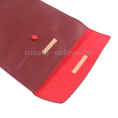 Magic Folder Sleeve Leather Case Bag for MacBook Air 11.6 inch (Scarlet) Magic Folder Sleeve Leather Case Bag for MacBook Air 11.6 inch (Scarlet)