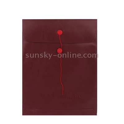 Magic Folder Sleeve Leather Case Bag for MacBook Air 13.3 inch (Scarlet) Magic Folder Sleeve Leather Case Bag for MacBook Air 13.3 inch (Scarlet)
