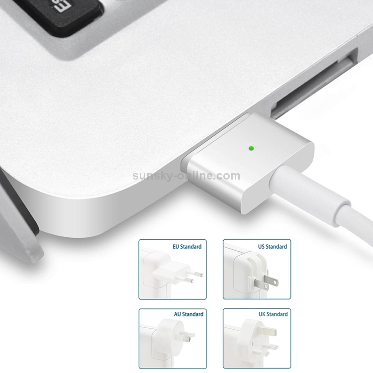 100% New Working Magsafe 2 45W 14.85V 3.05A Laptop Power Adapter