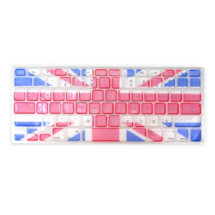 Universal UK Flag Pattern Silicon Soft Keyboard Protector Cover Skin Protective Film for MacBook 13.3 inch & 15.4 inch