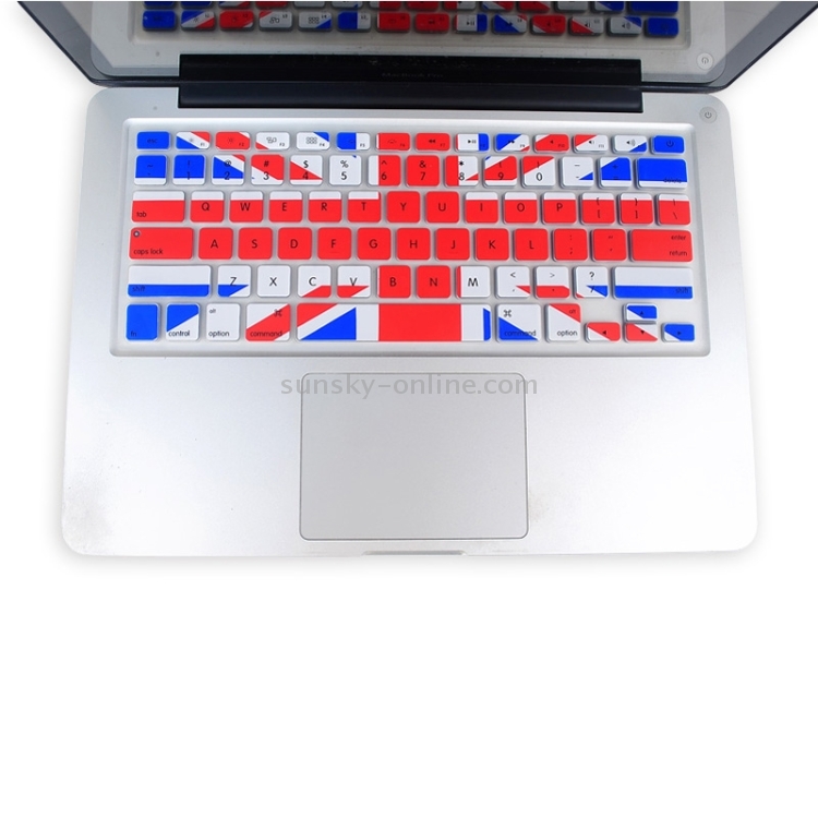 Universal UK Flag Pattern Silicon Soft Keyboard Protector Cover Skin Protective Film for MacBook 13.3 inch & 15.4 inch