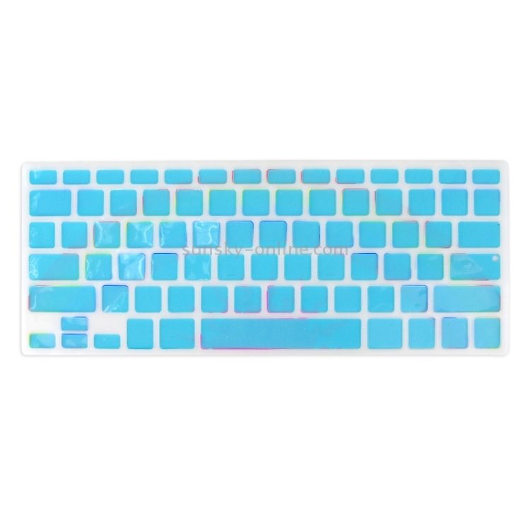 Universal Rainbow Pattern Silicon Soft Keyboard Protector Cover Skin Protective Film for MacBook 13.3 inch & 15.4 inch(Blue) Universal Rainbow Pattern Silicon Soft Keyboard Protector Cover Skin Protective Film for MacBook 13.3 inch & 15.4 inch(Blue)