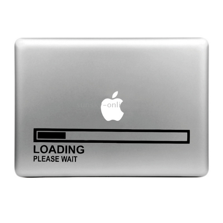 Hat-Prince Loading Pattern Removable Decorative Skin Sticker for MacBook Air / Pro / Pro with Retina Display, Size: L Hat-Prince Loading Pattern Removable Decorative Skin Sticker for MacBook Air / Pro / Pro with Retina Display, Size: L