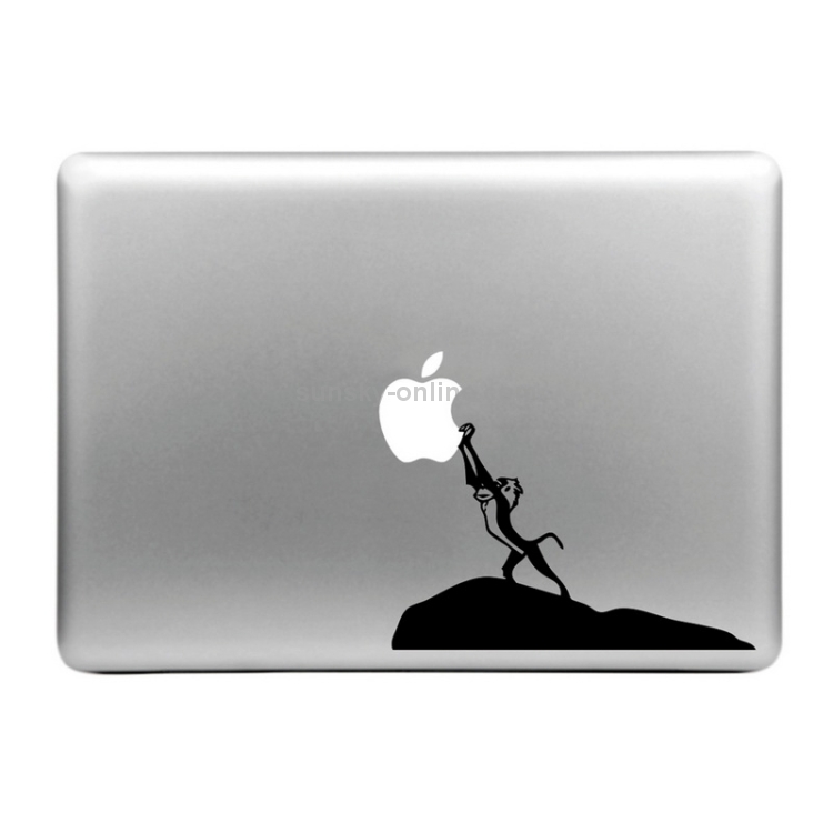 Hat-Prince Monkey Picking Apples Pattern Removable Decorative Skin Sticker for MacBook Air / Pro / Pro with Retina Display, Size: M Hat-Prince Monkey Picking Apples Pattern Removable Decorative Skin Sticker for MacBook Air / Pro / Pro with Retina Display, Size: M