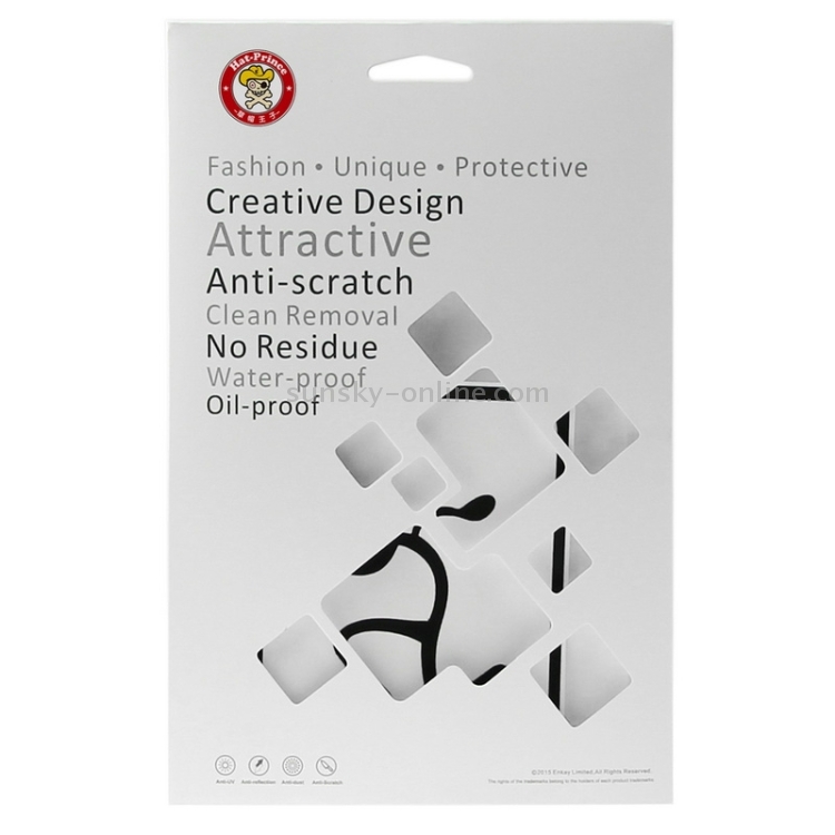 Hat-Prince Threw the Apple Pattern Removable Decorative Skin Sticker for MacBook Air / Pro / Pro with Retina Display, Size: M