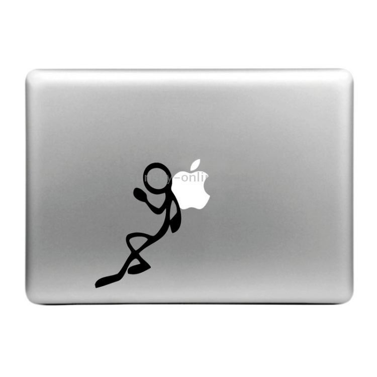 Hat-Prince Back Against the Apple Pattern Removable Decorative Skin Sticker for MacBook Air / Pro / Pro with Retina Display, Size: S Hat-Prince Back Against the Apple Pattern Removable Decorative Skin Sticker for MacBook Air / Pro / Pro with Retina Display, Size: S