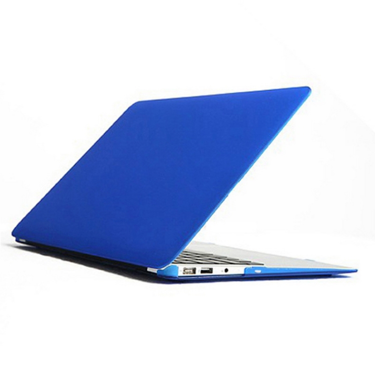 ENKAY for MacBook Air 11.6 inch (US Version) / A1370 / A1465 4 in 1 Frosted Hard Shell Plastic Protective Case with Screen Protector & Keyboard Guard & Anti-dust Plugs(Dark Blue) ENKAY for MacBook Air 11.6 inch (US Version) / A1370 / A1465 4 in 1 Frosted Hard Shell Plastic Protective Case with Screen Protector & Keyboard Guard & Anti-dust Plugs(Dark Blue)