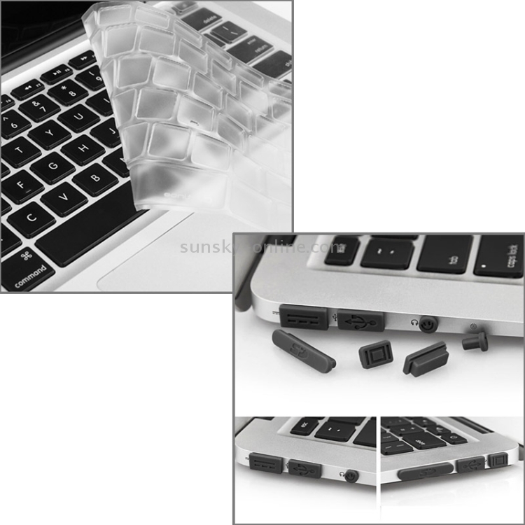 ENKAY for Macbook Air 13.3 inch (US Version) / A1369 / A1466 Hat-Prince 3 in 1 Frosted Hard Shell Plastic Protective Case with Keyboard Guard & Port Dust Plug(Green)