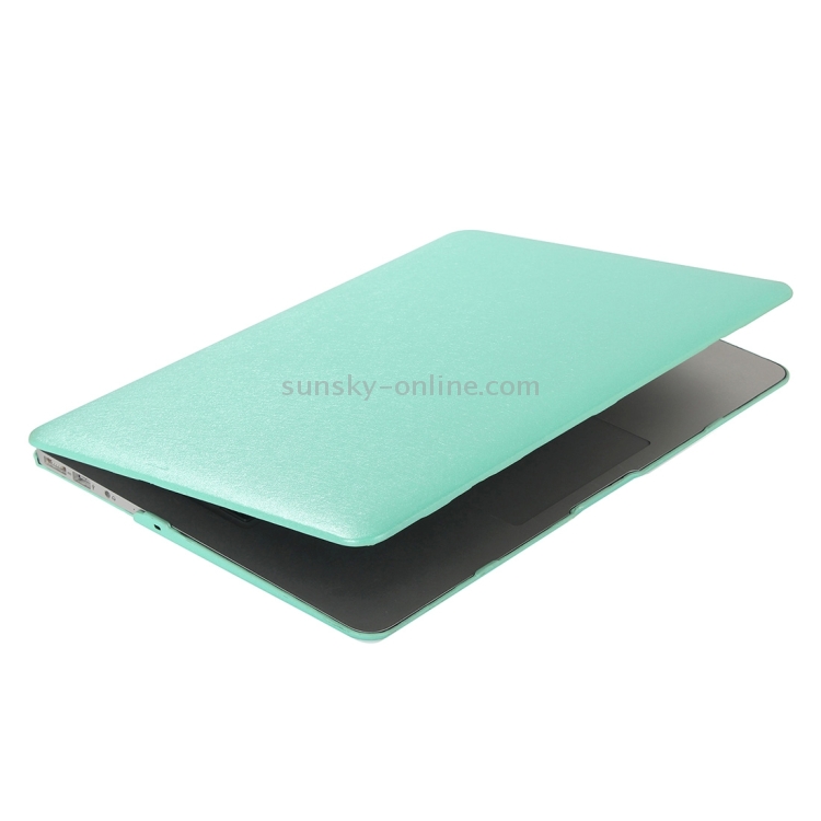 For Macbook Pro Retina 15.4 inch Silk Texture Apple Laptop PC Protective Case(Green) For Macbook Pro Retina 15.4 inch Silk Texture Apple Laptop PC Protective Case(Green)