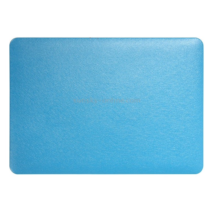 For Macbook Pro 15.4 inch Silk Texture Apple Laptop PC Protective Case(Blue) For Macbook Pro 15.4 inch Silk Texture Apple Laptop PC Protective Case(Blue)