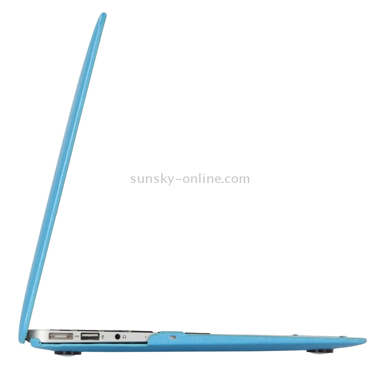 For Macbook Pro 15.4 inch Silk Texture Apple Laptop PC Protective Case(Blue) For Macbook Pro 15.4 inch Silk Texture Apple Laptop PC Protective Case(Blue)